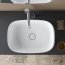 Duravit Zencha Umywalka nablatowa 55x39 cm biały Alpin z powłoką WonderGliss 23735500791 - zdjęcie 5