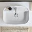 Duravit Zencha Umywalka nablatowa 55x39 cm biały Alpin z powłoką WonderGliss 23745500711 - zdjęcie 7