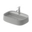 Duravit Zencha Umywalka nablatowa 55x39 cm szary półmat 2374556771 - zdjęcie 1
