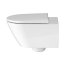 Duravit Zestaw D-Neo Toaleta WC Rimless bez kołnierza + deska wolnoopadająca biały Alpin + DuraSystem Basic Stelaż WC + DuraSystem Przycisk WC biały 45770900A1+WD102900000+WD5009011000 - zdjęcie 11