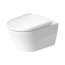 Duravit Zestaw D-Neo Toaleta WC Rimless bez kołnierza + deska wolnoopadająca biały Alpin + DuraSystem Basic Stelaż WC + DuraSystem Przycisk WC biały 45770900A1+WD102900000+WD5009011000 - zdjęcie 2