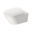 Duravit Zestaw D-Neo Toaleta WC Rimless bez kołnierza + deska wolnoopadająca biały Alpin + DuraSystem Basic Stelaż WC + DuraSystem Przycisk WC biały 45770900A1+WD102900000+WD5009011000 - zdjęcie 10