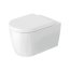 Duravit ME by Starck Toaleta WC 57x37 cm bez kołnierza biały/biały jedwabny mat 2529092600 - zdjęcie 1