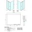 Polysan Easy Line Drzwi prysznicowe przesuwne 190x100 cm EL1015 - zdjęcie 4