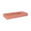 Elita Dimple 100 Umywalka wisząca 100,8x46 cm terra pink mat 168867 - zdjęcie 1