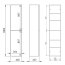 Elita For All 40 2D Słupek boczny 40x35,2x180 cm white matt pdw 168316/RE030400165290 - zdjęcie 2