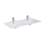 Elita Idea Umywalka meblowa 121x46x14 cm podwójna, biała 145996 - zdjęcie 1