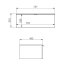 Elita Indus 80 1S Szafka podumywalkowa do stelaża 75,7x45,5x27,5 cm white hg 168672/RE010800078060 - zdjęcie 2