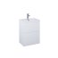 Elita Kido 50 2S Zestaw Umywalka meblowa z szafką podumywalkową 49,6x35,8x67,3 cm biały połysk 169100 - zdjęcie 1
