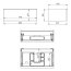 Elita Look 80 1S Szafka podumywalkowa 80x44,9x28,1 cm orzech lincoln pdw 168685/RE010803027060 - zdjęcie 2