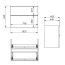 Elita Look 80 2S Komoda łazienkowa 80x44,9x63,5 cm black matt pdw 168111/RE080801027160 - zdjęcie 2
