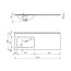 Elita Skappa 120 Umywalka meblowa 121x46,4 cm lewa biała 146040/RE041201068060 - zdjęcie 3