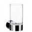 Emco Fino Kubek szklany z uchwytem 6,5x9,8x12,7 cm, chrom 842000100 - zdjęcie 1