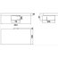 Emco Liaison Półka szklana z uchwytem na reling 24x12x5,7 cm, chrom 171000100 - zdjęcie 2