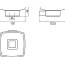 Emco Loft Mydelniczka szklana 12x12,3x4,4 cm, chrom 053000100 - zdjęcie 3