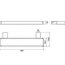 Emco Loft Wieszak łazienkowy pionowy 2,4x12,4x40 cm, chrom 055000140 - zdjęcie 2