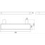 Emco Loft Wieszak łazienkowy typu ring 40x12,5x2,4 cm chrom 056600140 - zdjęcie 3
