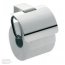 Emco Mundo Uchwyt na papier toaletowy z pokrywą 14,4x13,6x16,1 cm, chrom 330000100 - zdjęcie 2