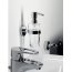 Emco Polo Dozownik do mydła w płynie z uchwytem 6,4x11,6x17,2 cm, chrom 072100101 - zdjęcie 2