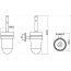 Emco Polo Szczotka do WC z plastikowym pojemnikiem 8,7x12,2x36,6 cm, chrom 071500101 - zdjęcie 3