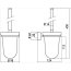 Emco Rondo 2 Szczotka do WC z uchwytem 9,8x12,4x45 cm, chrom 451500101 - zdjęcie 2
