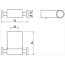 Emco System 2 Haczyk łazienkowy podwójny 7,4x6,4x1,8 cm, chrom 357500100 - zdjęcie 2