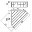 Emco System 2 Koszyk prysznicowy narożny 18,6x13,4x5,3 cm, chrom 354500107 - zdjęcie 2