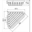 Emco System 2 Koszyk prysznicowy narożny 15,9x12,7x3,7 cm, chrom 354500100 - zdjęcie 2