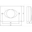 Emco System 2 Pojemnik na chusteczki higieniczne 13,5x3x9,5 cm, chrom 355300101 - zdjęcie 2