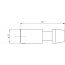Emco System 2 Stoper ścienny do drzwi 2,5x8x2,5 cm, chrom 357721200 - zdjęcie 2