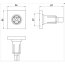 Emco System 2 Uchwyt do zamontowania drążka zasłony prysznicowej 5,4x6,9x5,4 cm, chrom 358700100 - zdjęcie 2