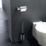 Emco System 2 Uchwyt na papier toaletowy z pokrywą 12,4x11x8,7 cm, chrom 350000106 - zdjęcie 4