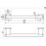 Emco System 2 Uchwyt wannowy 41,5x9x5,9 cm chrom 357000100 - zdjęcie 2