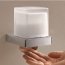 Emco Trend Dozownik do mydła w płynie z uchwytem 8,1x10x11,4 cm, chrom 022100101 - zdjęcie 2