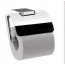 Emco Trend Uchwyt na papier toaletowy z pokrywą 12,4x11x8,7 cm, chrom 020000102 - zdjęcie 1