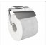 Emco Trend Uchwyt na papier toaletowy z pokrywą 12,9x15,8x13 cm, chrom 020000100 - zdjęcie 2
