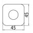 Emco Trend Wieszak na ręcznik 4,5x31x4,5 cm chrom 025000131 - zdjęcie 3