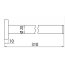 Emco Trend Wieszak na ręcznik 4,5x31x4,5 cm chrom 025000131 - zdjęcie 2
