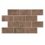 Emil Ceramica Kotto Brick Mattone Gres Płytka podłogowa 12,5x25 cm, brązowa ECKOBRMGPP12X25B - zdjęcie 1