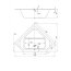 Scansani Barbade Wanna narożna 140x140 cm symetryczna, biała 610-530-5080-01-000 - zdjęcie 3