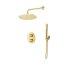 Emporia Fly Zestaw prysznicowy termostatyczny podtynkowy z deszczownicą złoty EMPORIA-ZESTAW-FLY-20-GD - zdjęcie 1