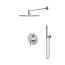 Emporia Ori Zestaw prysznicowy podtynkowy z deszczownicą nikiel szczotkowany EMPORIA-ZESTAW-ORI-30-N - zdjęcie 1