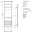 Enix Atut AU Grzejnik dekoracyjny 55x152,6 cm biały RAL 9016 mat AU0055015260230E0000 - zdjęcie 3