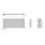 Enix Madera Grzejnik dekoracyjny 100x61,5 cm grafitowy MD01000061514L071000 - zdjęcie 4