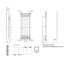Enix Plain Vertical Typ 11 Pionowy Grzejnik płytowy 200x30 cm z podłączeniem do wyboru biały RAL 9016 GP-VP11-200-030-01 - zdjęcie 2