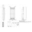 Enix Plain Vertical Typ 20 Pionowy Grzejnik płytowy 180x70 cm z podłączeniem do wyboru biały RAL 9016 GP-VP20-180-070-01 - zdjęcie 2