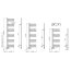 Enix Trel Grzejnik drabinkowy 42,2x165,8 cm, biały matowy TR004221658021020000 - zdjęcie 3