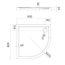 Excellent Actima Base Brodzik p&oacute;łokrągły 80x80 cm akrylowy, biały BRAC.1101.800.LP - zdjęcie 2