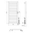 Excellent Brego Smart Grzejnik łazienkowy elektryczny 115x50 cm czarny mat GREX.BRS115.BL - zdjęcie 3