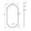 Excellent Corido Lustro 100x50 cm LED czarny mat DOEX.CO100.050.BL - zdjęcie 2